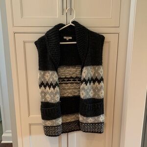 Madewell Charcoal Knit Vest